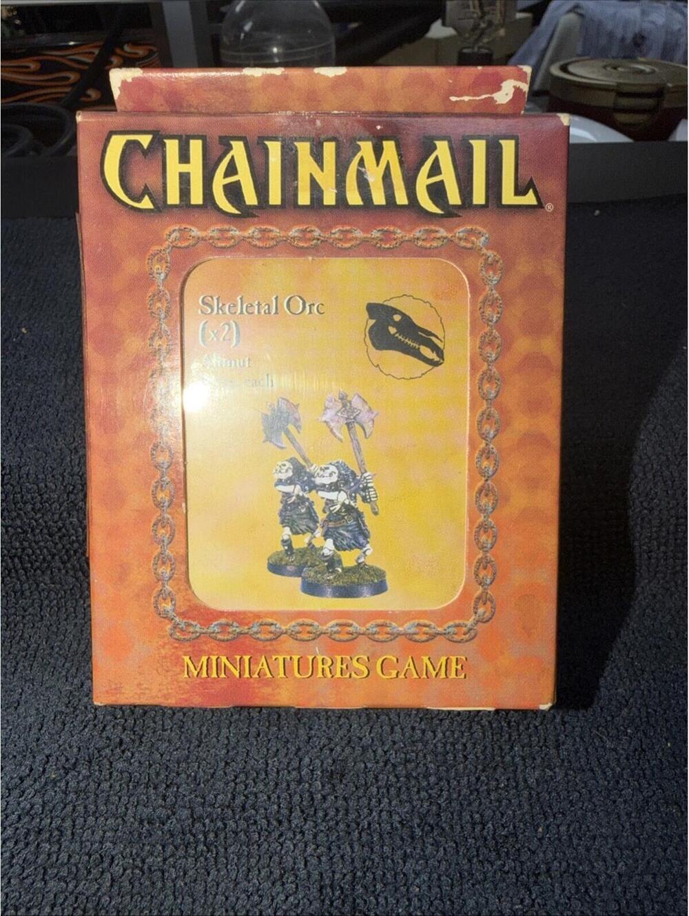 Dungeons & Dragons RPG/Chainmail Miniatures Game Skeletal Orcs Ahmut (2pcs)